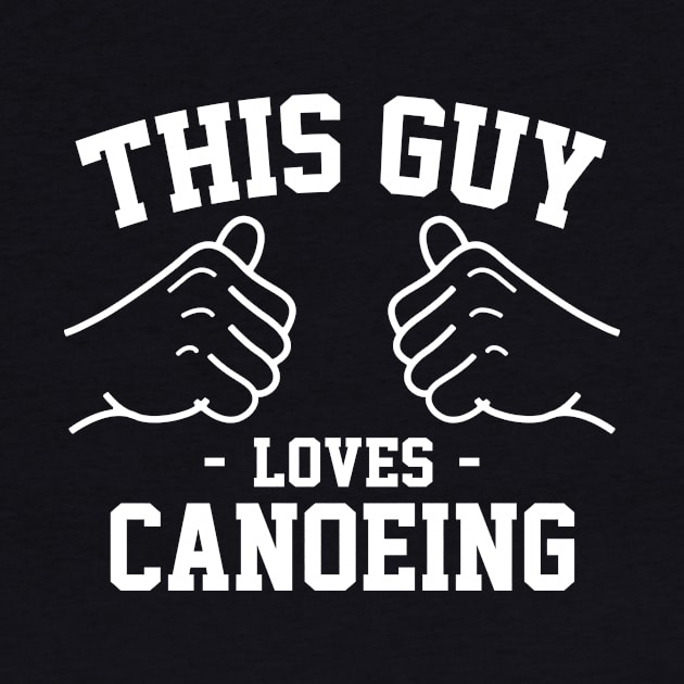 This guy loves canoeing by Lazarino